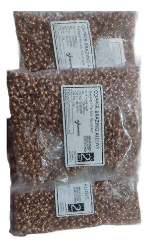 Anéis De Solda Hz-ag2p Prata-cobre-fósforo 1kg Profissional