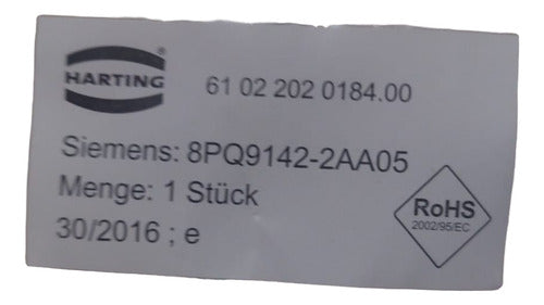 Cabo Ethernet Siemens Rj45 Verde 1m 8pq9142-2aa05 Original
