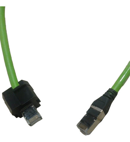 Cabo Ethernet Siemens Rj45 Verde 50cm 8pq9142-2aa04
